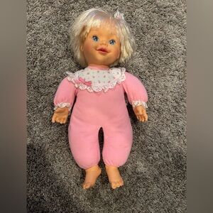 Hasbro Real Baby Coos & Giggles Doll 1992 90s *non-working*
